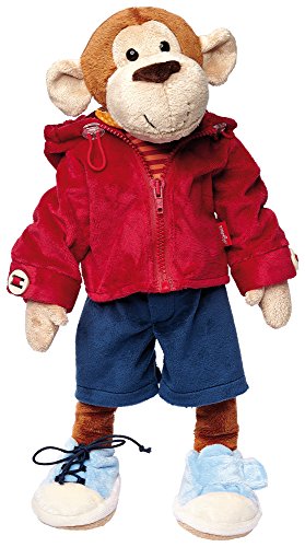 sigikid 40989 Garçon, peluche d'activités singe...