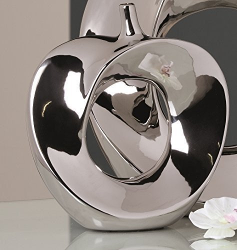 CASABLANCA Vase apple 26 x 23 cm (argent) code EAN 4001250769590 