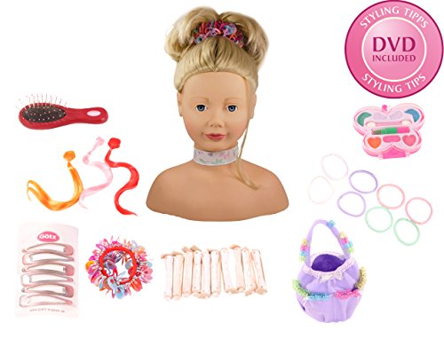 Götz Puppen GÖtz - Tête à coiffer et à maquiller blonde - 30cm code EAN 4001269920524 