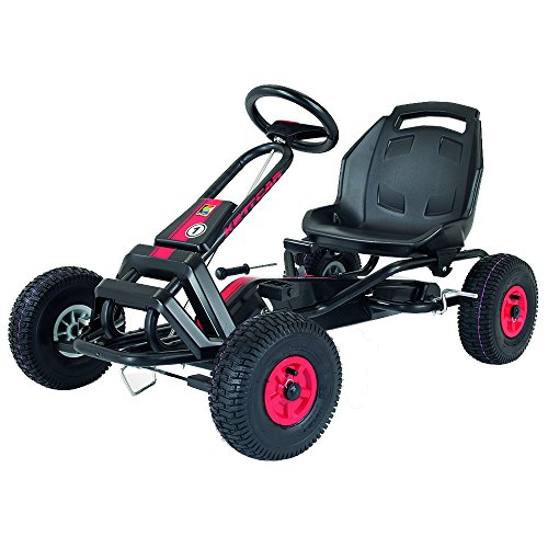 - t01050-0000 - vélo et véhicule pour enfant - barcelona - kart à pédale - roues gonflables - air rouge - made in germany 4001397384991 Kettler