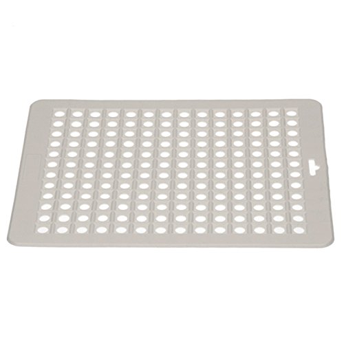 2053770 tapis d'evier angulaire plastique blanc