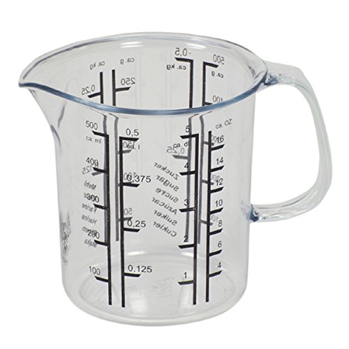 2053817 mesure graduée plastique transparent 0,5 l