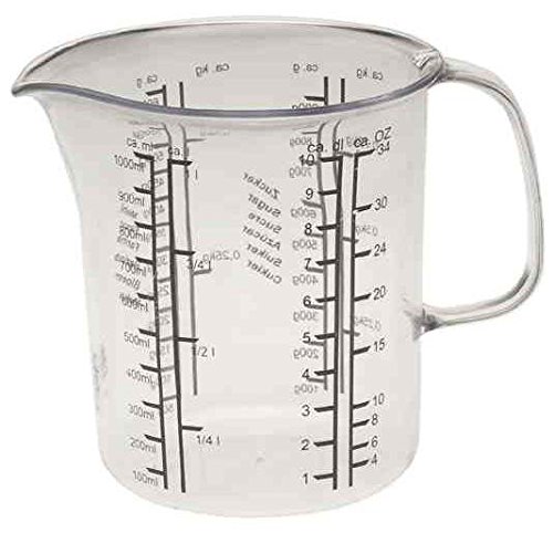 Pot mesure graduée plastique transparent 1 l