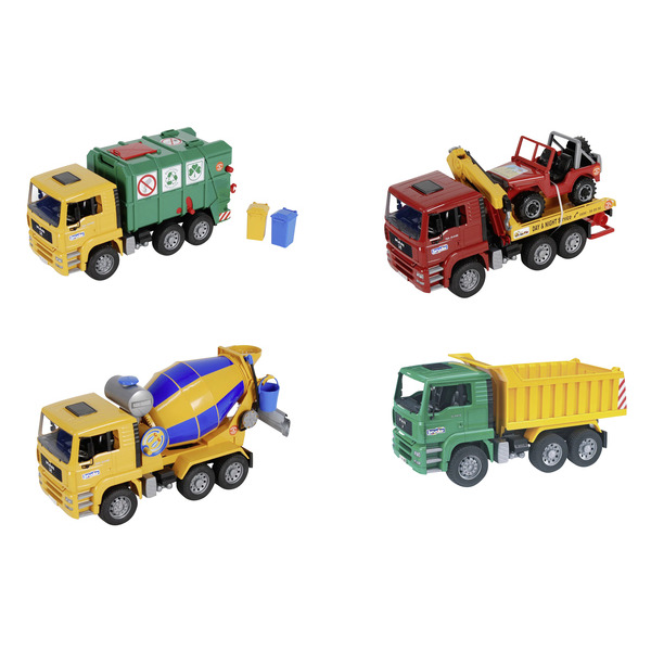 BRUDER Camions en plastique MAN 
 code EAN 4001702010225 