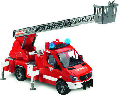 Bruder_-_Copie CAMION DE POMPIER OU CAMION DE TRANSPORT ANIMAL MERCEDES BENZ code EAN 4001702025328 