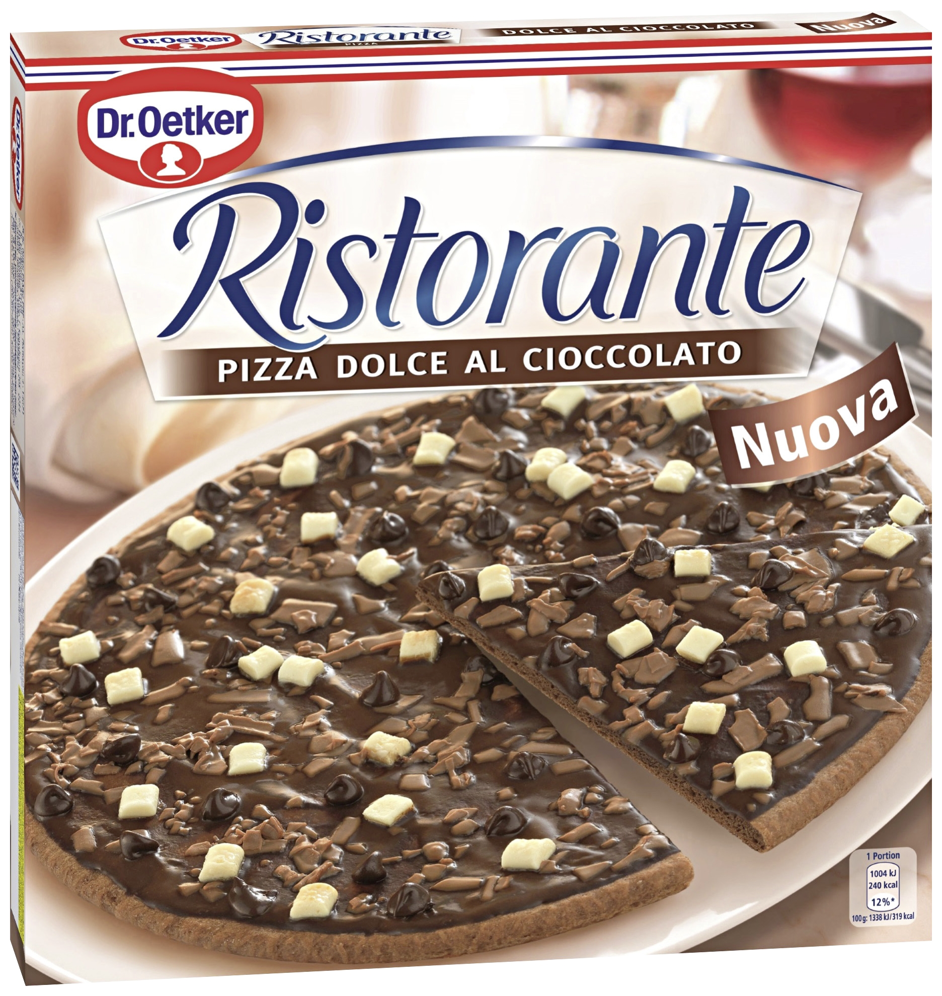 Pizza Ristorante chocolat surgelée Dr. Oetker