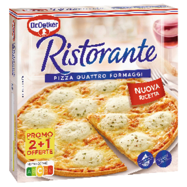  Pizza Ristorante 4 Fromages Surgelée Dr.oetker code EAN 4001724037361 
