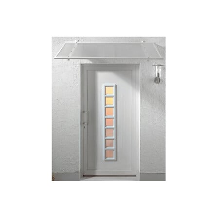 McCover McCover Auvent - Marquise de porte d'entrée Justine - stucture - Blan ... code EAN 4001859511637 