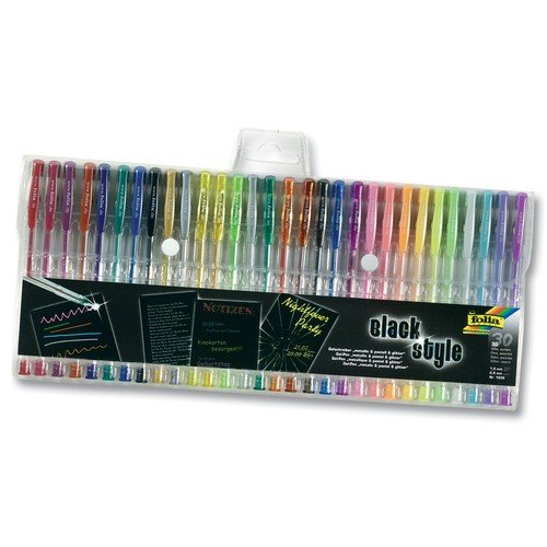 - stylo gel de couleur assortie - pochette de 30