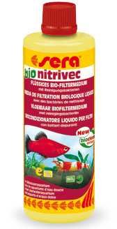 SERA Soir Nitrivec bactéries Filtre pour aquarium 250 ml code EAN 4001942037501 