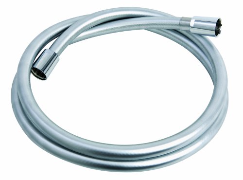 Tuyau de douche façon argent poli 1,60m, très r...