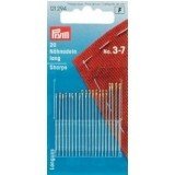 Aiguilles  coudre longues No. 3-7 assorties arg/or