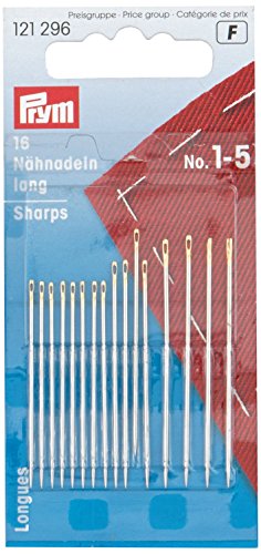 - carte 16 aiguilles  coudre longues n1-5