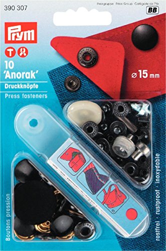 Boutons press. anorak laiton calotte vernie 15 ...