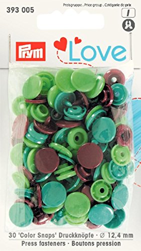 PRYM 393005 color boutons-pressions lOVE 12,4 m...