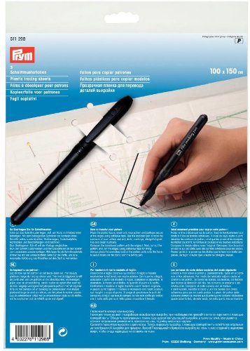 Feuilles calque en plastique, 3 feuilles de pla...