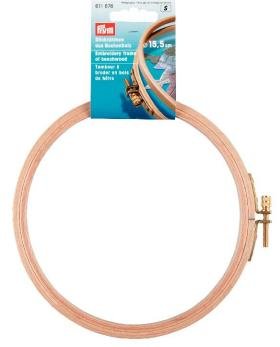 8 mm x 13 cm hêtre poli cadre à broder en bois ...