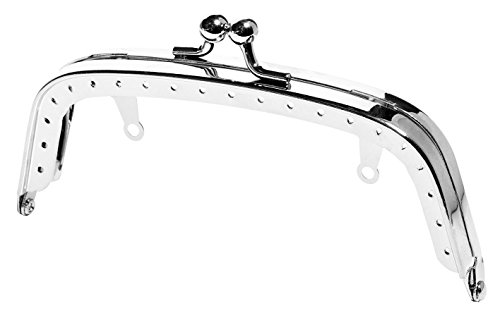 Fermeture de sac emilia, argent, 120x50mm