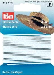 Corde élastique 1,5 mm blanc