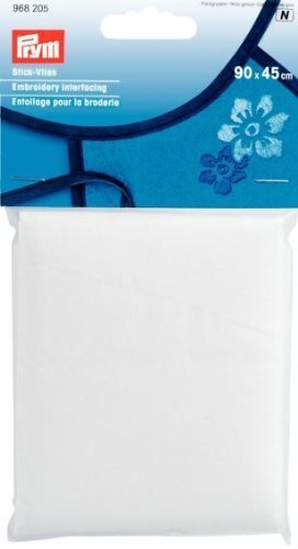 90 x 45 cm, broderies thermocollant blanc