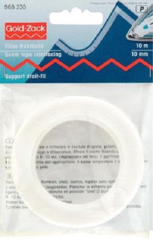 10 mm 10 m interface couture ruban, blanc