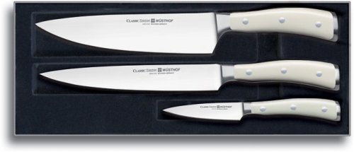 9601-0 classic ikon blanc ensemble de 3 couteaux