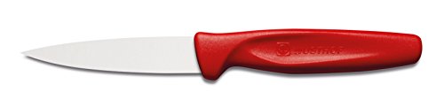 Tr3043r couteau d'office avec manche rouge 8 cm