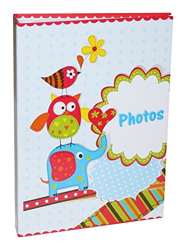 Album photo avec zones d'écriture motif pyramid...