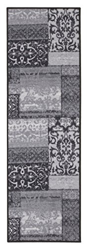 Tapis classique, gris, 57x180cm