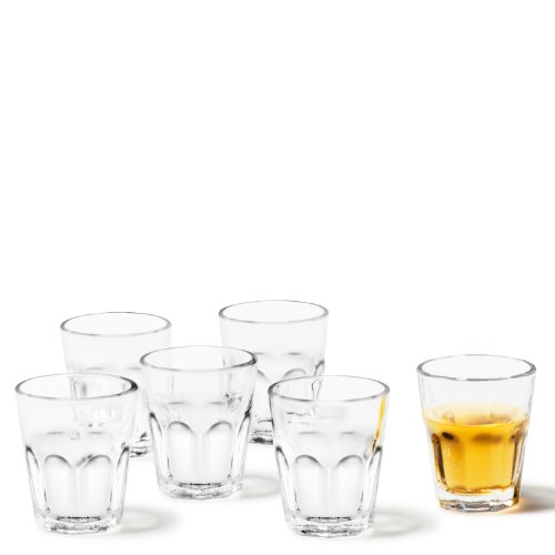 12994 rock- coffret de 6 verres à eau-de-vie 4 cl