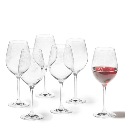 35300 château set de 6 verres vin rouge