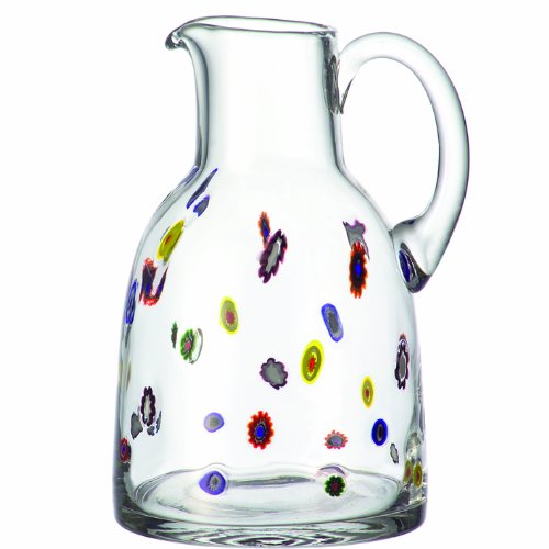 58838 carafe millefiori 1.5 l transparente