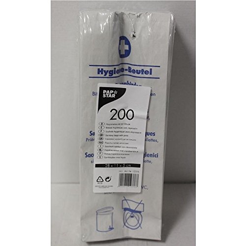PAPSTAR 12376 Lot de 200 sachets hygiéniques im...