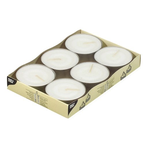 - lot de 12 x 6 maxi chauffe-plats ø 59 mm 24 m...