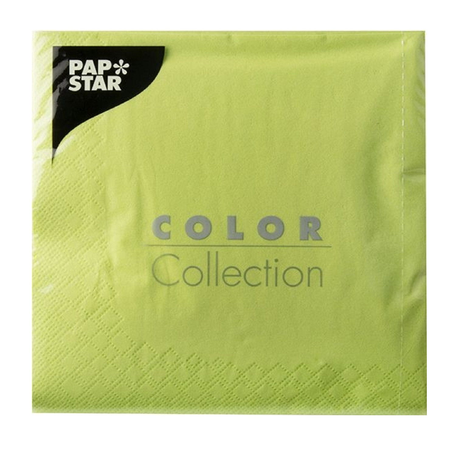 SANS MARQUE Serviette 33 cm 3 plis anis 