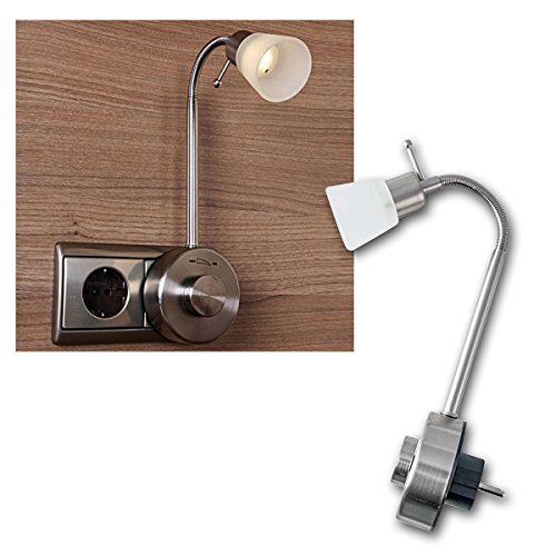 Lampe led sur prise murale