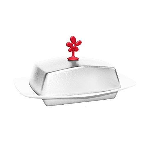 KOZIOL A-Pril Beurrier plastique Blanc/Transparent