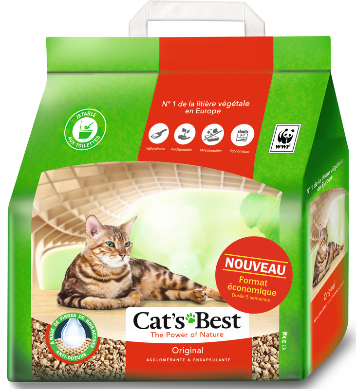 Cat's Best LITIÈRE VÉGÉTALE AGGLOMÉRANTE ORIGINAL Cat's Best code EAN 4002973274583 