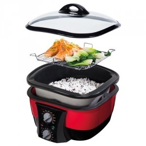 - multi-cuiseur 8 en 1 (blanc/noir)