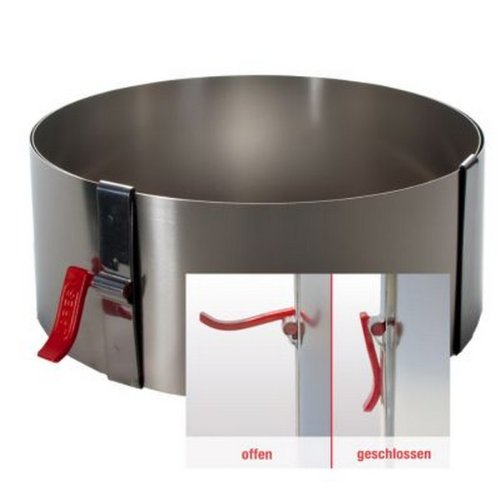 LARES - 6008 - Cercle règlable en inox avec sys...