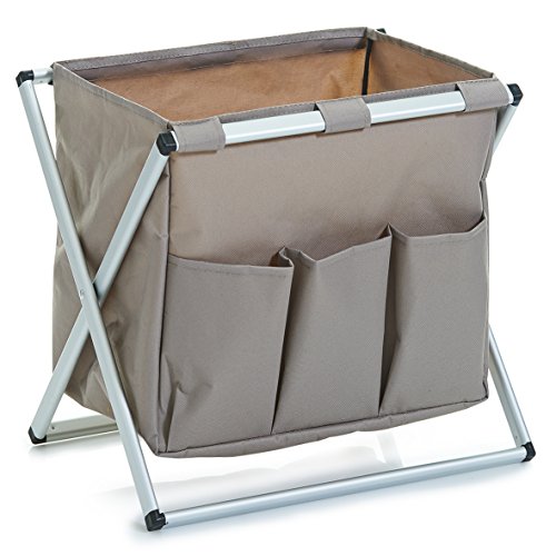 2056754 porte-magazines taupe 37,5 x 27 x 33 cm