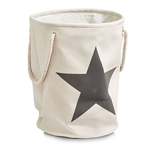 14262 panier à linge étoile, polyester/coton, p...