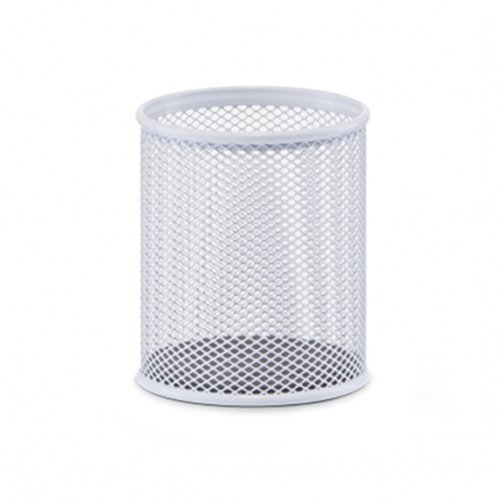 2057128 pot à crayons blanc 8 x 9,5 cm