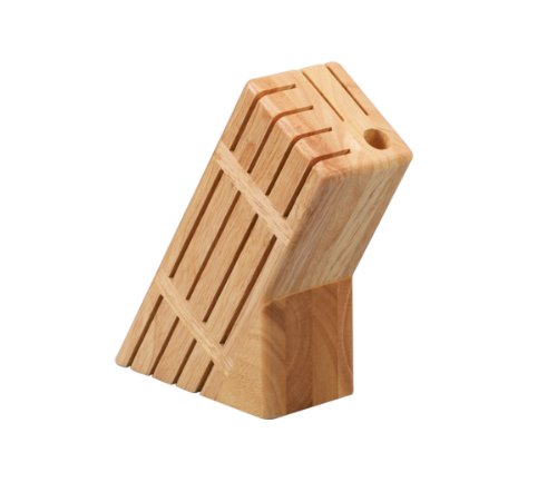 24550 bloc à couteaux bois de caoutchouc 21 x 1...