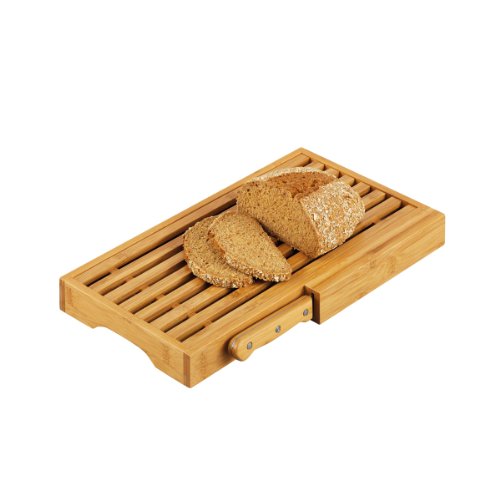 25225 planche à pain avec couteau bambou 39,5 x...