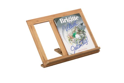 25298 porte-livre en bambou 34,5 x 26 x 20 cm