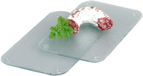 26204 set de 2 planches à découper en verre, 25...