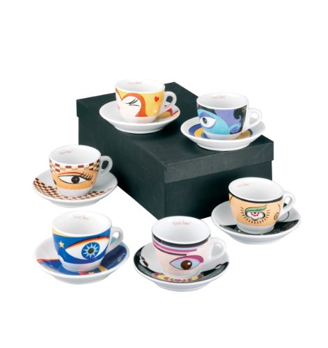 Zeller 26510 Ensemble de tasses à expresso en p...