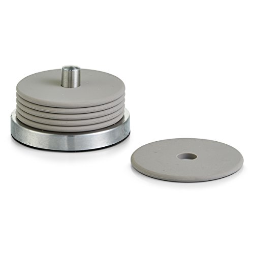 2057968 dessous de verre gris 10 x 6 cm