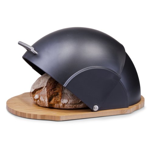 2057990 boîte à pain noir 37 x 26 x 20,5 cm